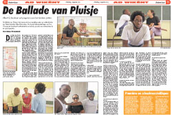 Achtergrondartikel Antillilaans Dagblad: De ballade van Pluisje