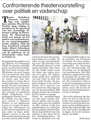 Recensie: Confronterende theatervoorstelling over politiek en vaderschap