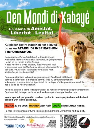 Atardi di inspirashon i informashon Den Mondi di Kabayé